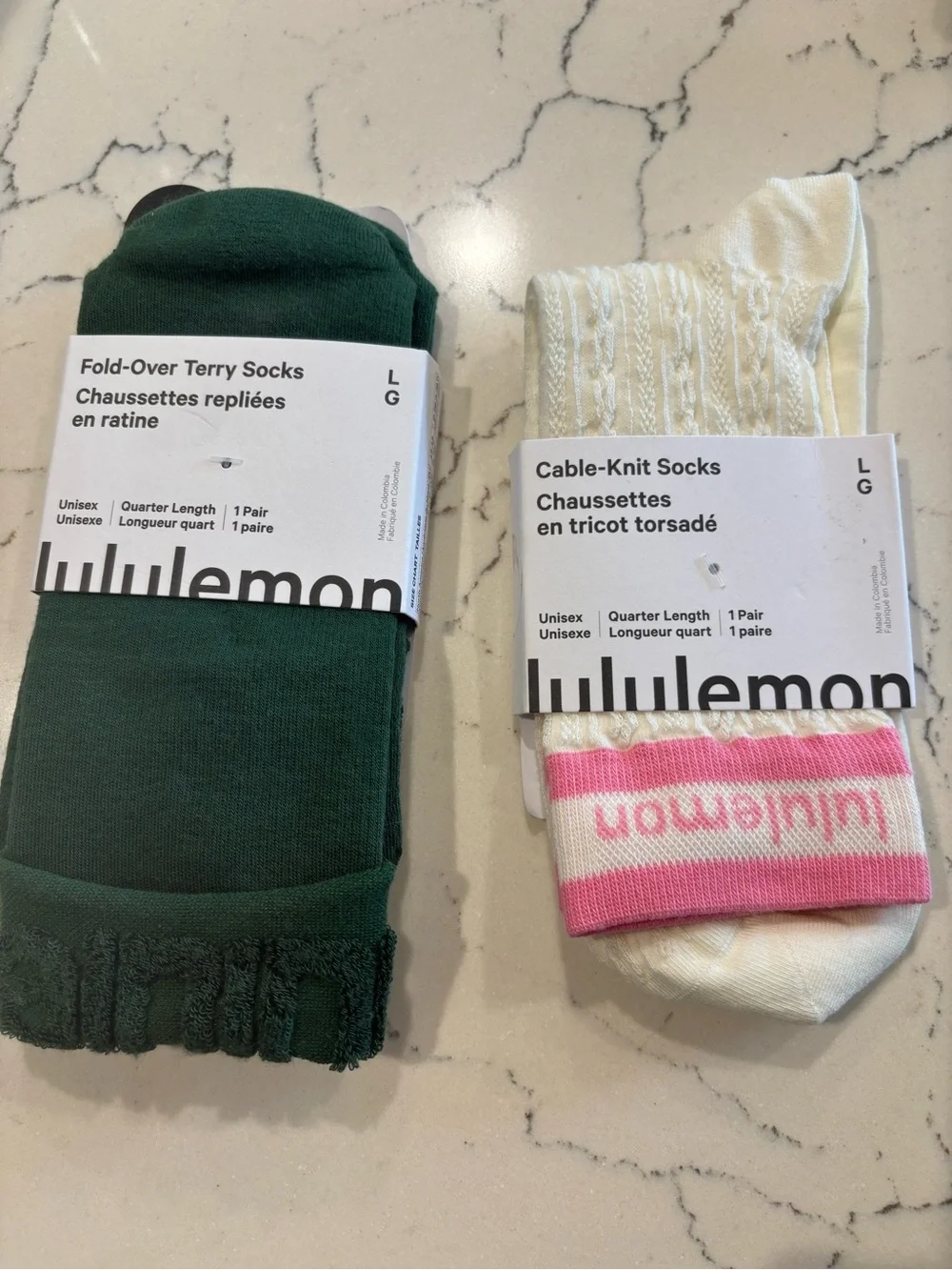 lululemon Socks Buyer’s Choice Size Large NWT